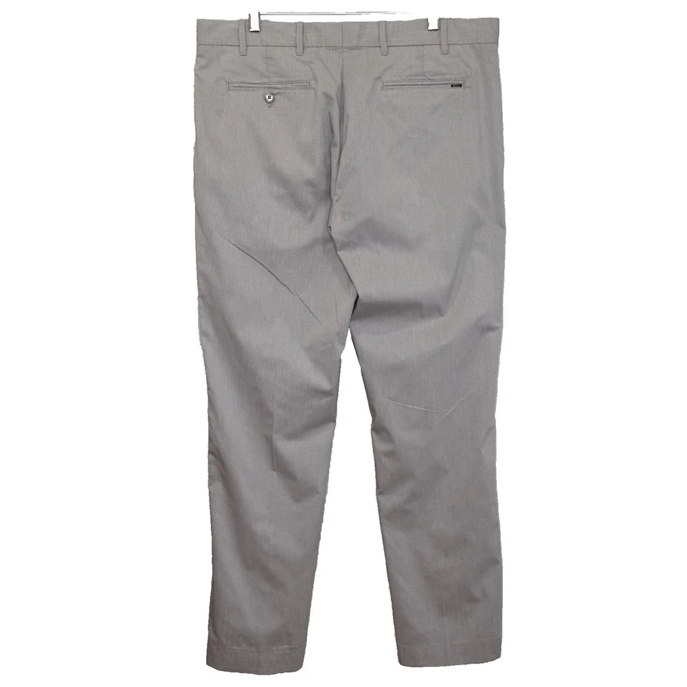 Ralph Lauren Polo Golf Tailored Fit Pants Mens 36x32 Gray Microcheck Lightweight